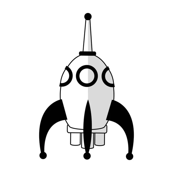Space rocket icon image — Stock Vector