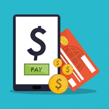 Smartphone ve para simgeleri ile ilgili