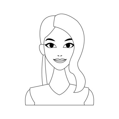 genç güzel kadın simge görüntüsü