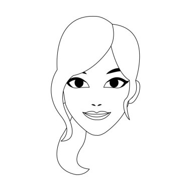 genç güzel kadın simge görüntüsü