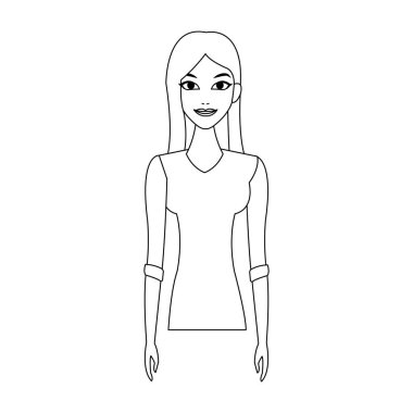 genç güzel kadın simge görüntüsü