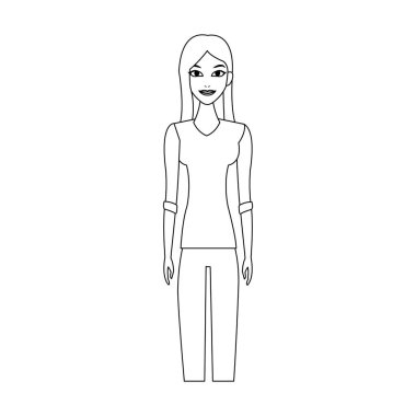 genç güzel kadın simge görüntüsü