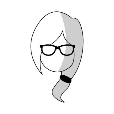 kadın karikatür simgesi