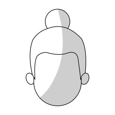 kadın karikatür simgesi