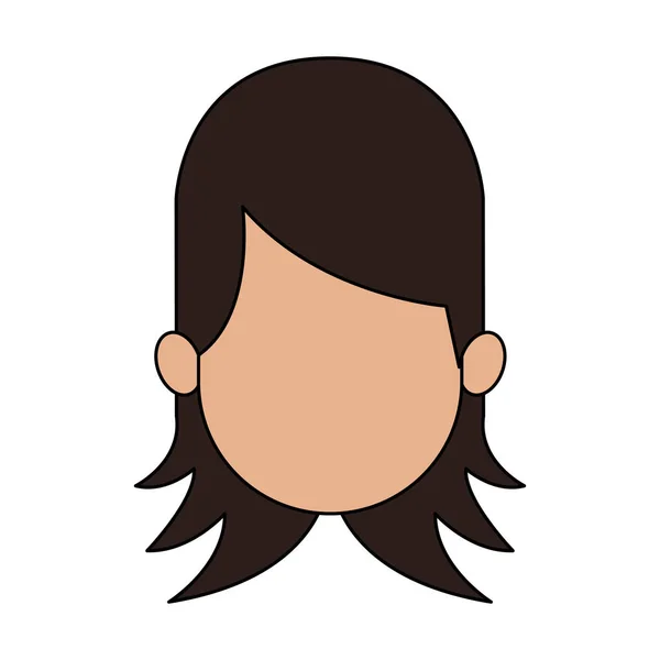 Woman cartoon icon image — Stock Vector