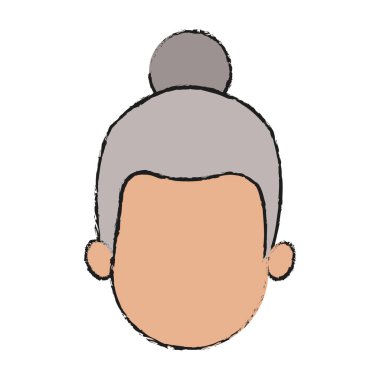 kadın karikatür simgesi