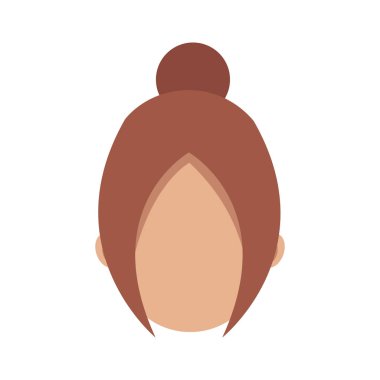 kadın karikatür simgesi