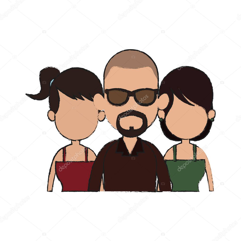 young people icon — Stock Vector © jemastock #145491305