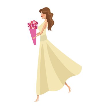 kadın karikatür simgesi