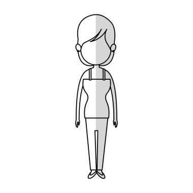 kadın karikatür simgesi