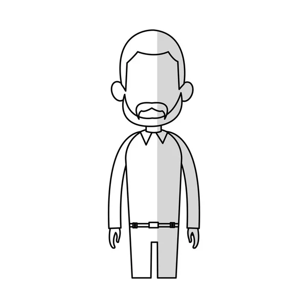 Man cartoon icoon — Stockvector