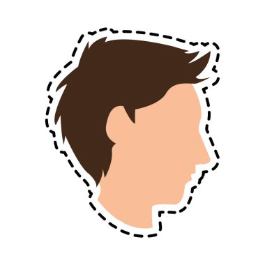 yüzü olmayan adam profil simge görüntüsü