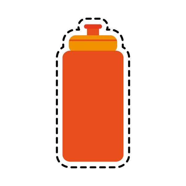 Sport flaska ikonbild — Stock vektor