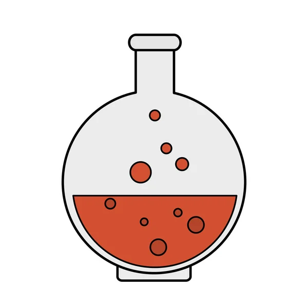 Reagenzglas Wissenschaft Symbolbild — Stockvektor
