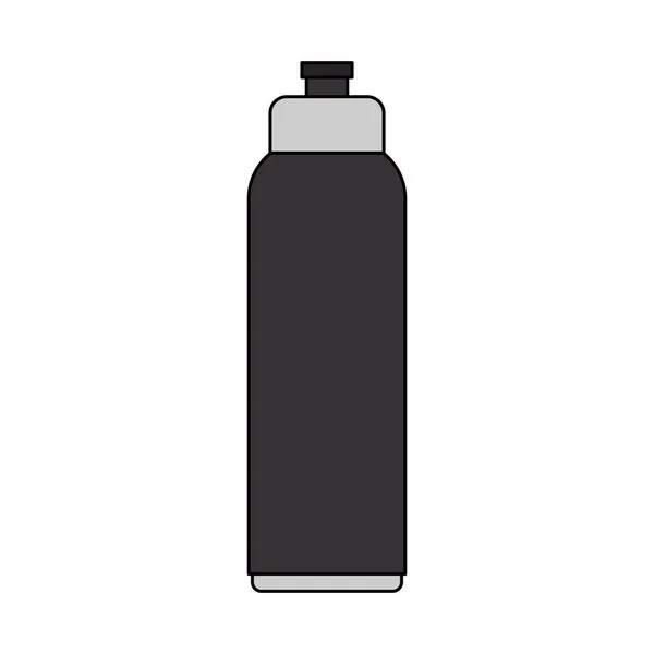 Imagen icono botella deportes — Vector de stock