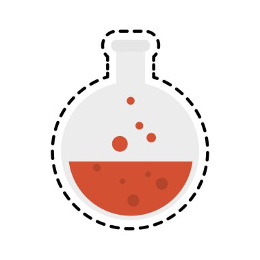 test tüpü bilim simge görüntüsü