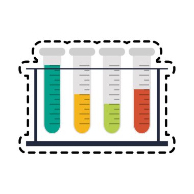 test tüpü bilim simge görüntüsü