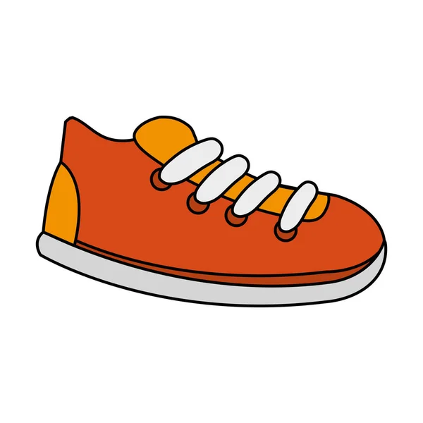 Sneaker skor ikonbild — Stock vektor