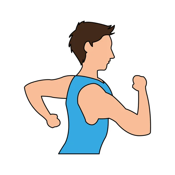 Imagen icono del deporte o la salud — Vector de stock