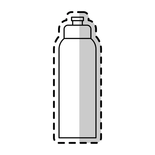 Imagen icono botella deportes — Vector de stock