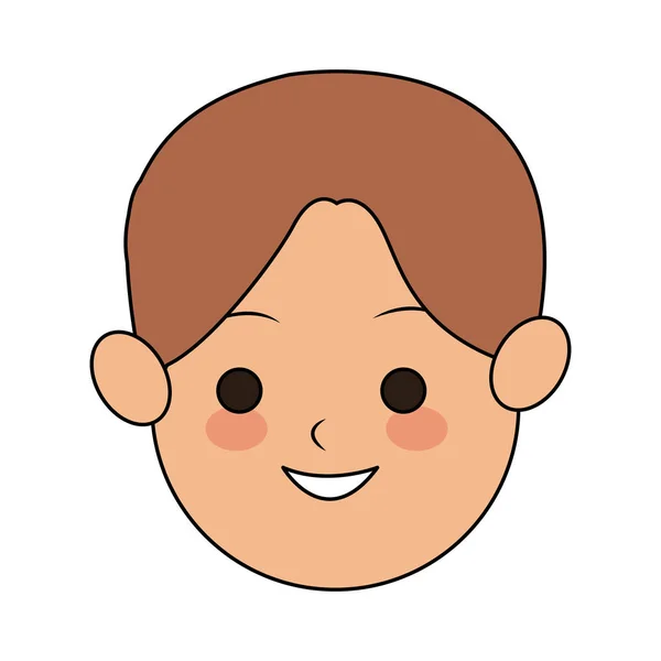 Happy boy icon image — Stock Vector