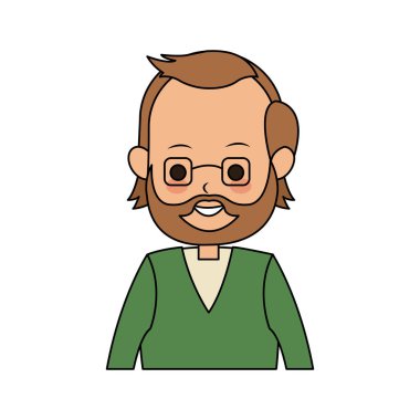 adam sevimli çizgi simge görüntüsü