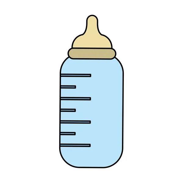 Baby flaskan ikonbild — Stock vektor