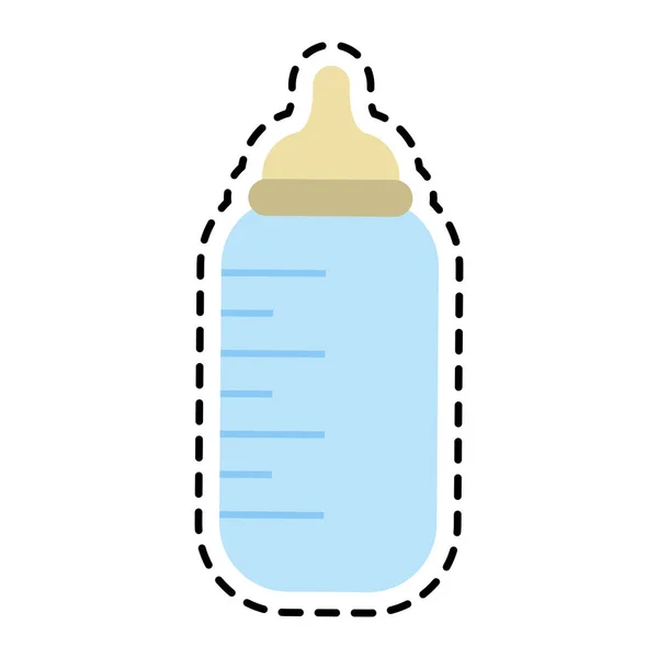 Baby flaskan ikonbild — Stock vektor