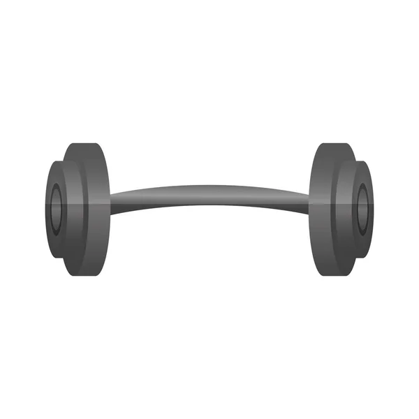 Dumbbell icon image — Stock Vector