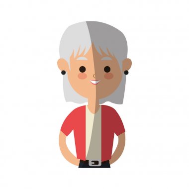 kadın karikatür simgesi