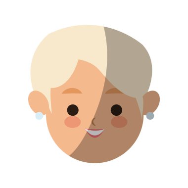 kadın karikatür simgesi