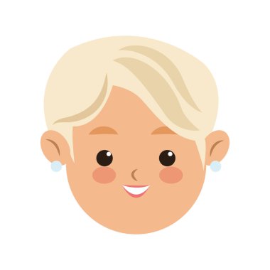 kadın karikatür simgesi