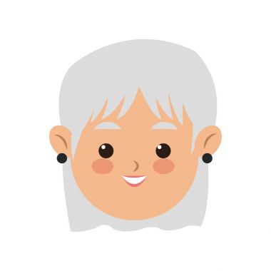 kadın karikatür simgesi