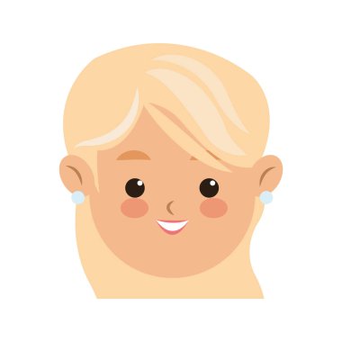 kadın karikatür simgesi