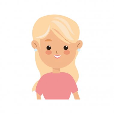 kadın karikatür simgesi