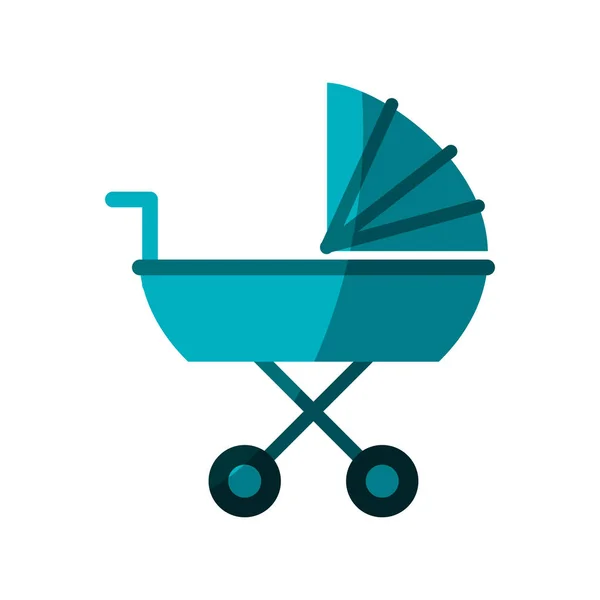 Kinderwagen pictogram — Stockvector