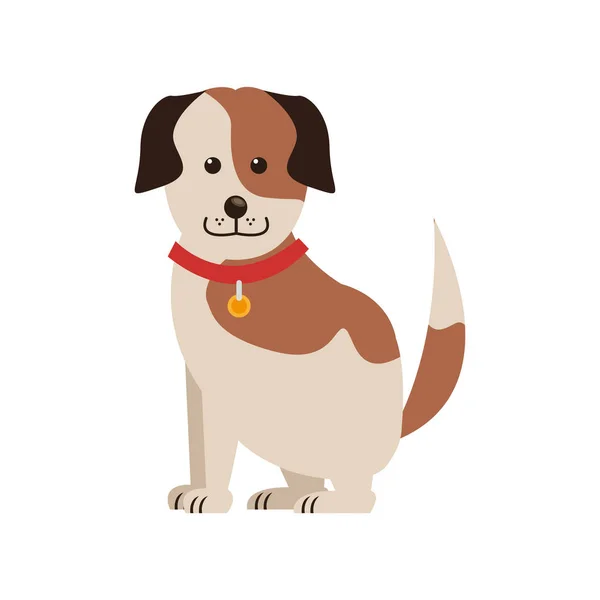 Comic-Ikone Hund — Stockvektor
