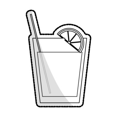 kokteyl süslenmiş cam simgesi görüntü