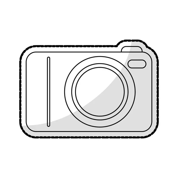 Imagen del icono de la cámara fotográfica — Vector de stock