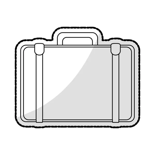 Business briefcase pictogramafbeelding — Stockvector