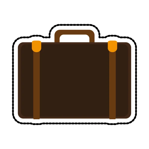 Res resväska ikonbild — Stock vektor