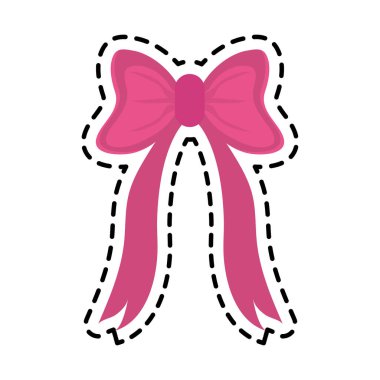 pembe kurdele yay simge görüntüsü