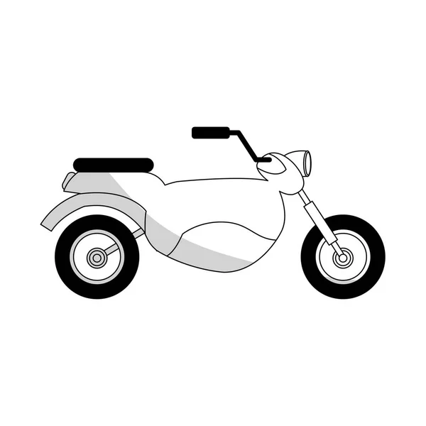 Motorcycle or motorbike icon image — Stock Vector