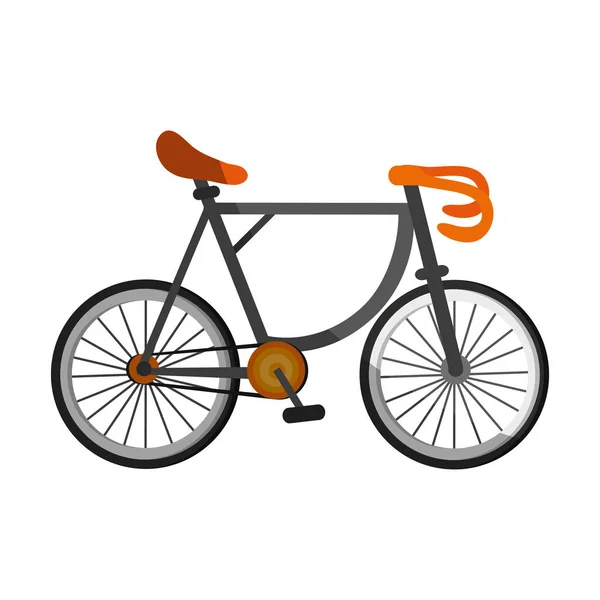 Иконка винтажного велосипеда — стоковый вектор