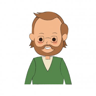 adam çizgi film simgesi