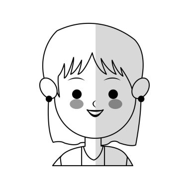 kadın karikatür simgesi