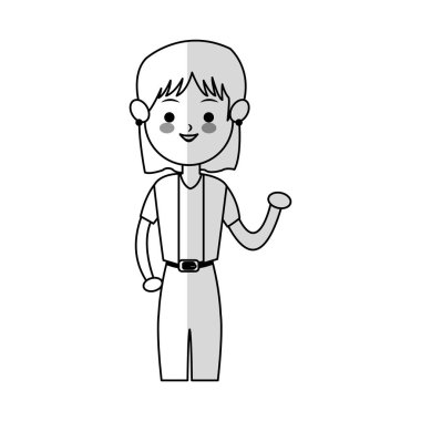 kadın karikatür simgesi