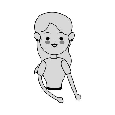 kadın karikatür simgesi