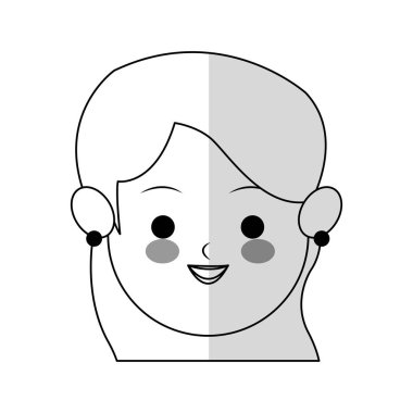 kadın karikatür simgesi