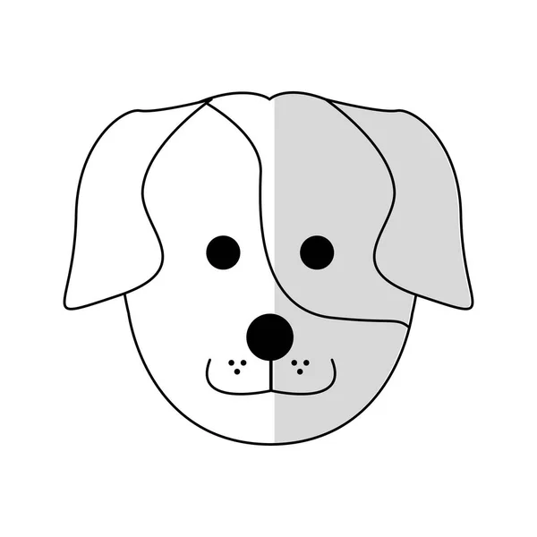 Ícone dos desenhos animados cão — Vetor de Stock